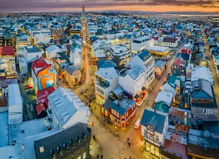 Reykjavik City Center, Reykjavík, Capital Region, Iceland